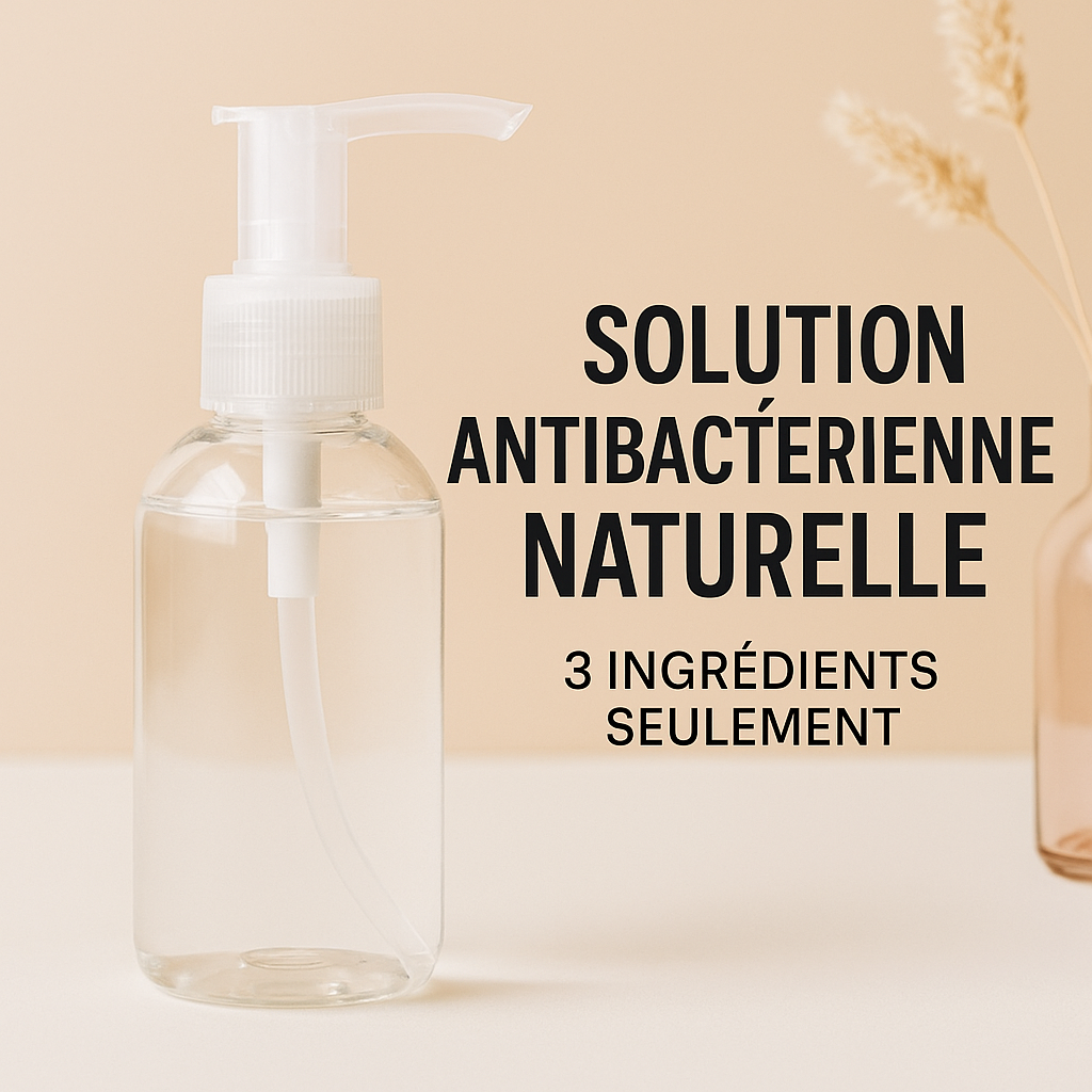 Recette de solution antibactérienne naturelle